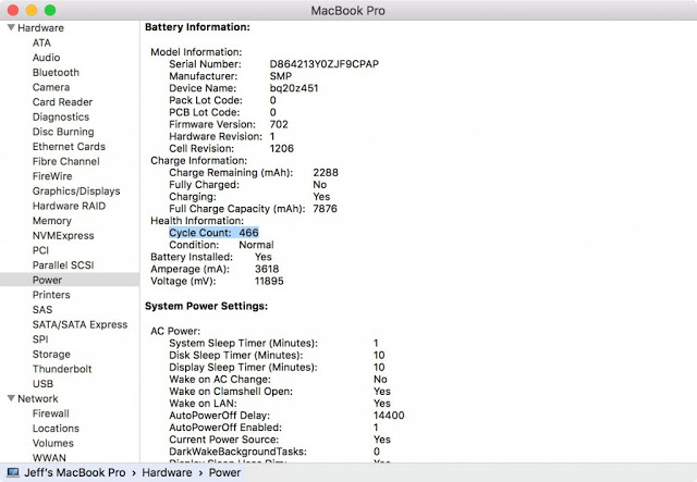 Πώς να βρείτε τους κύκλους φόρτισης του MacBook και τι σημαίνουν - Φωτογραφία 2