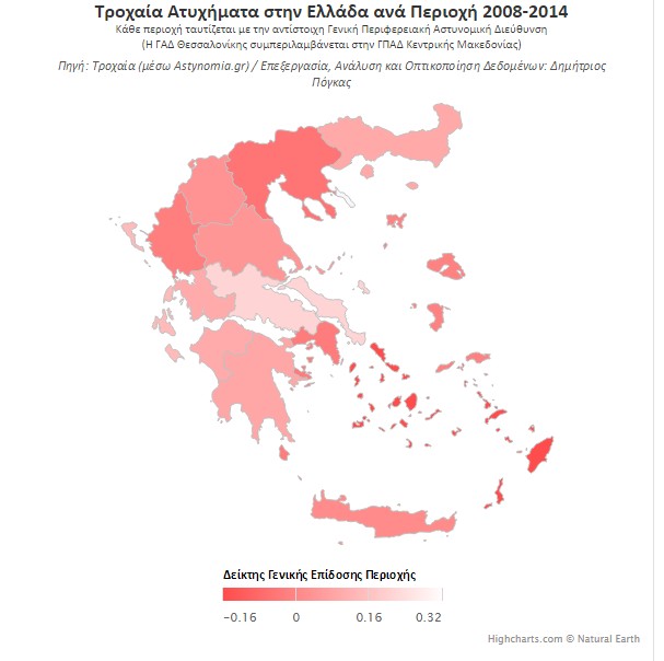 Ποιες περιοχές της Ελλάδος μένουν πίσω στη μείωση των τροχαίων - Φωτογραφία 5