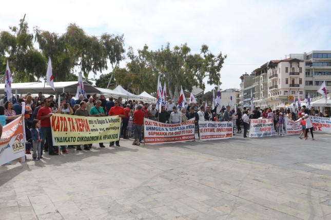 Στους δρόμους οι Κρητικοί για το ασφαλιστικό –Σε εξέλιξη οι συγκεντρώσεις - Φωτογραφία 6