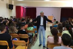 Εντυπωσίασε η ομιλία του Άγγελου Τσιγκρή για τη σχολική βία στο Λύκειο των Καμαρών Αιγιάλειας [photos]