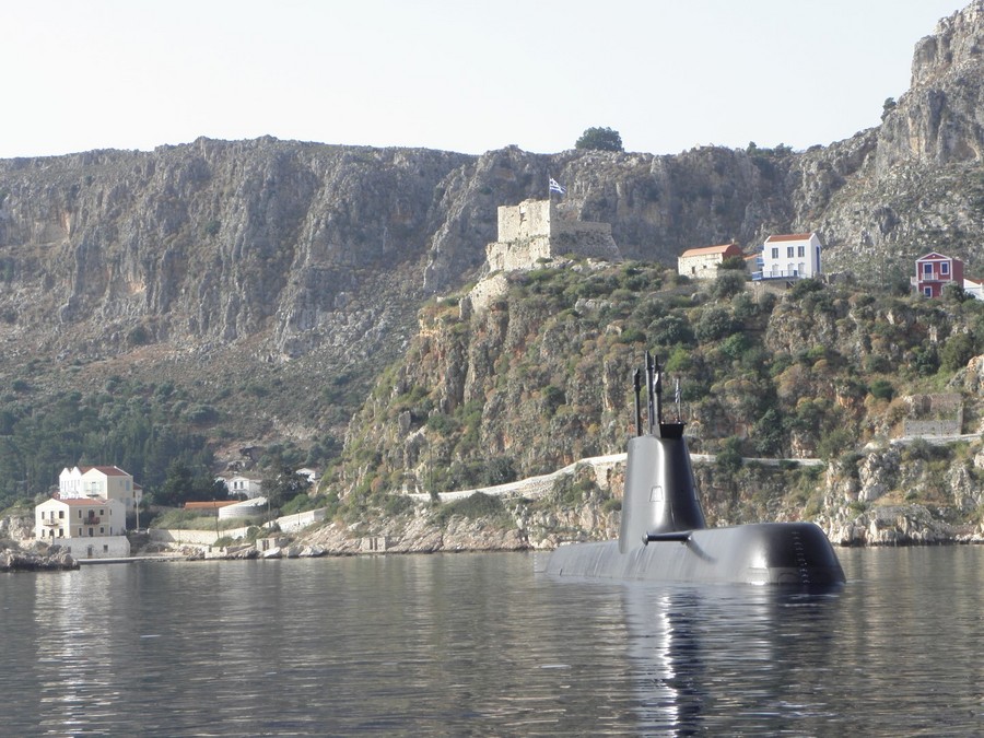 Το υποβρύχιο «Ματρώζος» επισκέφθηκε το Καστελόριζο και έκλεψε τις εντυπώσεις - Φωτογραφία 2
