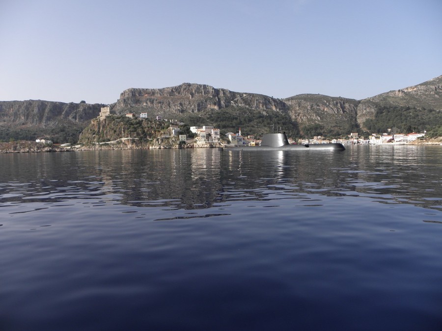 Το υποβρύχιο «Ματρώζος» επισκέφθηκε το Καστελόριζο και έκλεψε τις εντυπώσεις - Φωτογραφία 5