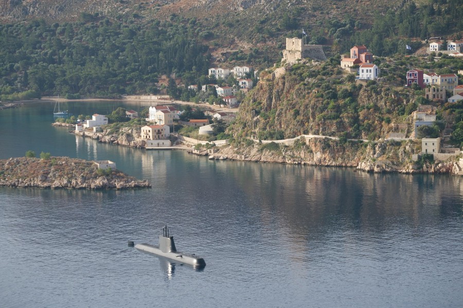 Το υποβρύχιο «Ματρώζος» επισκέφθηκε το Καστελόριζο και έκλεψε τις εντυπώσεις - Φωτογραφία 7