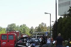 Φωτιά στο Μέγαρο του ΟΤΕ στην Λ. Κηφισίας [photos]
