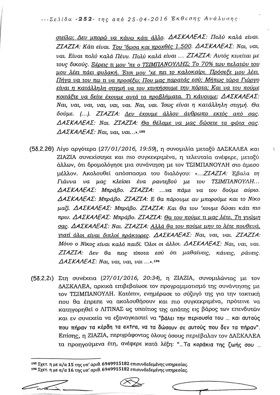 Προφυλακιστέος κρίθηκε ο Γ. Λίτινας - Δείτε διαλόγους φωτιλά με τον Δασκαλέα [Έγγραφα] - Φωτογραφία 3