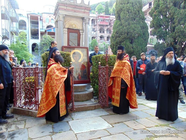 8405 - Φωτογραφίες από την Πανήγυρη του Αγίου Γεωργίου στην Ιερά Μονή Ζωγράφου Αγίου Όρους - Φωτογραφία 51