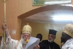 Ο Πατριάρχης Αλεξανδρείας ενθρόνισε τον πρώτο Επαρχιούχο Επίσκοπο