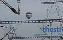 Θεσσαλονίκη: Το ταξίδι του Ηλία Ψινάκη με αερόστατο - Δείτε τις εικόνες από την περιοχή της Μενεμένης - Φωτογραφία 2
