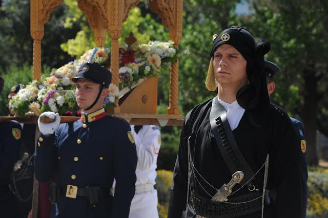 Χαιρετισμός ΥΕΘΑ Πάνου Καμμένου στην τελετή υποδοχής της εικόνας της Παναγίας Σουμελά στο ΥΠΕΘΑ με τιμές αρχηγού κράτους - Φωτογραφία 9