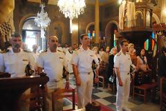 Εορτή της Ανακομιδής των Λειψάνων του Αγίου Νικολάου στο Ναύσταθμο Σαλαμίνας.
