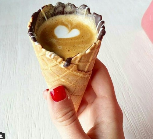 Ο καφές σε χωνάκι σοκολάτας που έχει ξετρελάνει το Instagram! [photos] - Φωτογραφία 3