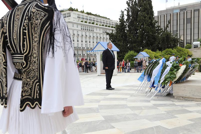 Συνάντηση ΥΕΘΑ Π. Καμμένου με τον Αντιπρόεδρο της Αρμενικής Βουλής E. Sharmazanov και τον Ρώσο κοσμοναύτη F. Γραμματικόπουλο Yurchikhin - Φωτογραφία 5