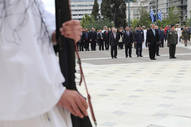 Συνάντηση ΥΕΘΑ Π. Καμμένου με τον Αντιπρόεδρο της Αρμενικής Βουλής E. Sharmazanov και τον Ρώσο κοσμοναύτη F. Γραμματικόπουλο Yurchikhin - Φωτογραφία 6