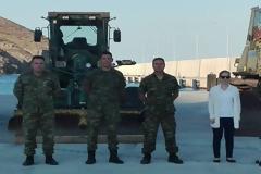 Eργασίες στον Άγιο Ευστράτιο με τη βοήθεια του Στρατού