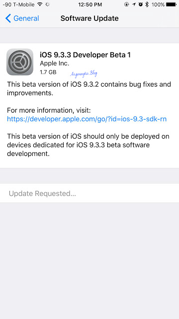 Η Apple κυκλοφόρησε μια δοκιμαστική έκδοση του ios 9.3.3 - Φωτογραφία 2