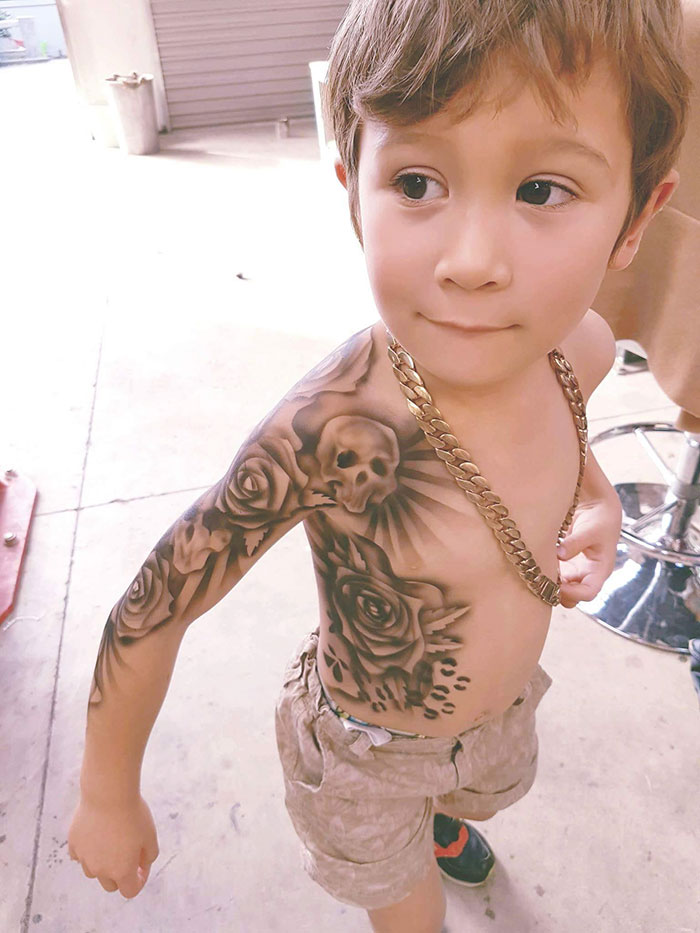 Καλλιτέχνης κάνει απίθανα τατουάζ σε άρρωστα παιδιά! [video] - Φωτογραφία 9