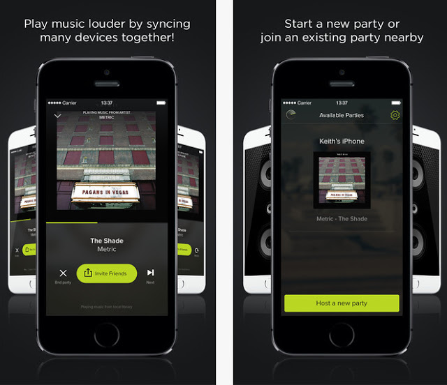 AmpMe : Παίξτε μουσική από το iphone σας στα iPhone των φίλων σας - Φωτογραφία 4