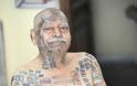 76χρονος Ινδός με 366 σημαίες χωρών στο σώμα του [photos] - Φωτογραφία 2