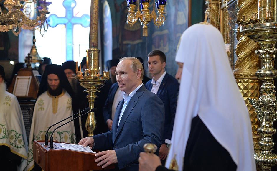 Οι συγκλονιστικές φωτογραφίες που δημοσιοποίησε το Κρεμλίνο από το Άγιο Όρος - Φωτογραφία 12
