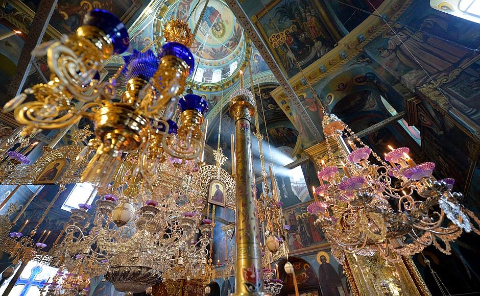 Οι συγκλονιστικές φωτογραφίες που δημοσιοποίησε το Κρεμλίνο από το Άγιο Όρος - Φωτογραφία 4