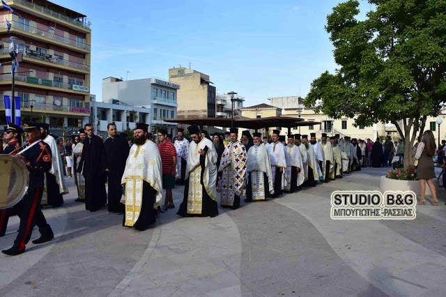 8488 - Υποδοχή Τιμίου Ξύλου και Ιερού Λειψάνου από την Ιερά Μονή Σίμωνος Πέτρα, στο Άργος - Φωτογραφία 6