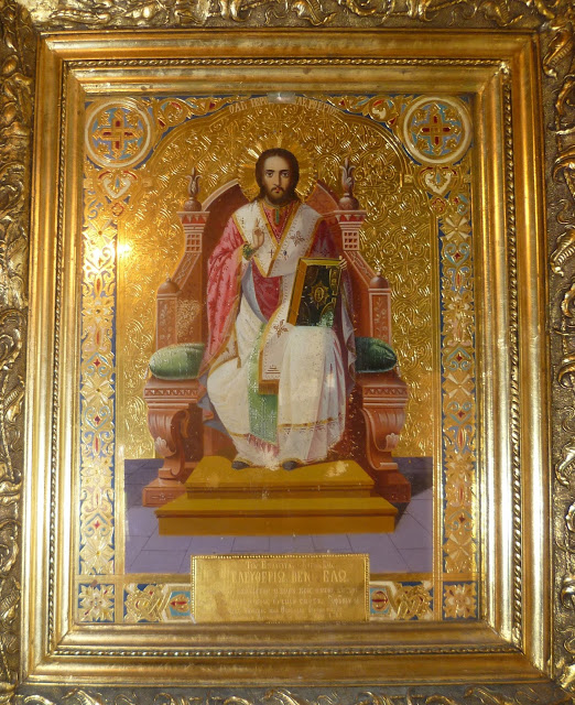 8501 - Αγιορειτική η Εικόνα του προστάτη Αγίου του Ελευθερίου Βενιζέλου - Φωτογραφία 2