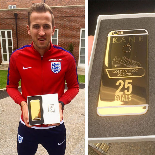 Ο Harry Kane έδειξε δημόσια το χρυσό iphone του - Φωτογραφία 3