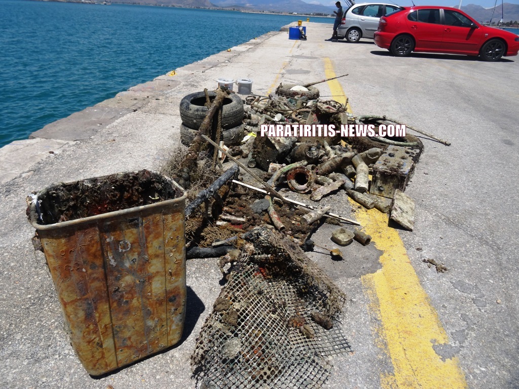 Οι Loutraki Divers καθάρισαν το βυθό στο λιμάνι του Ναυπλίου [photos] - Φωτογραφία 14
