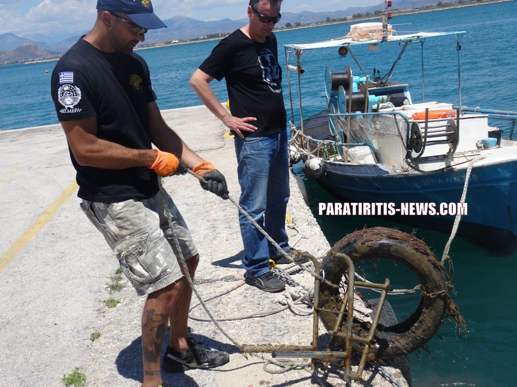 Οι Loutraki Divers καθάρισαν το βυθό στο λιμάνι του Ναυπλίου [photos] - Φωτογραφία 5