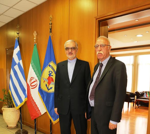 Συνάντηση ΑΝΥΕΘΑ Δημήτρη Βίτσα με τον Πρέσβη του Ιράν - Φωτογραφία 1
