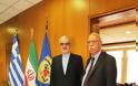 Συνάντηση ΑΝΥΕΘΑ Δημήτρη Βίτσα με τον Πρέσβη του Ιράν