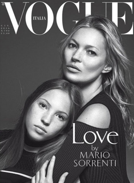 H Κέιτ Μος και η 13χρονη κόρη της φωτογραφίζονται για τη Vogue - Φωτογραφία 2