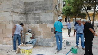 Εργασίες συντήρησης και αποκατάστασης του Ι.Ν. των Αγίων Πάντων Μνημείο 62 Εθνομαρτύρων - Φωτογραφία 1