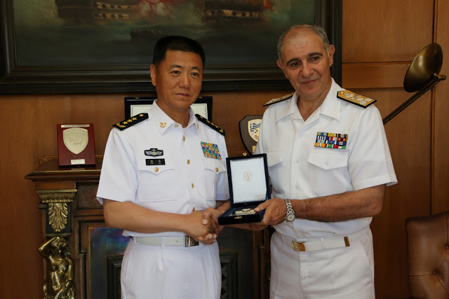 Επίσκεψη Αντιπροσωπείας Πολεμικού Ναυτικού της Κίνας στο ΓΕΝ και στο Αρχηγείο Στόλου - Φωτογραφία 3