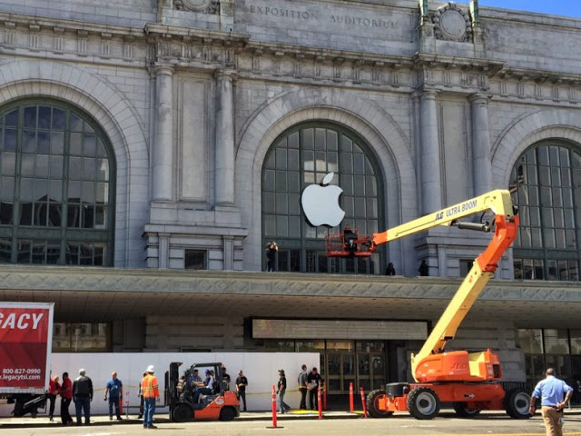Η Apple ξεκίνησε τις προετοιμασίες του κτιρίου για το WWDC 2016 - Φωτογραφία 1