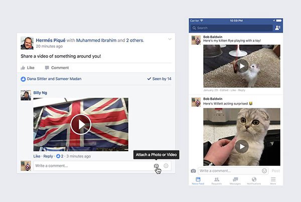 Facebook: Δυνατότητα σχολιασμού με video και υποστήριξη φωτογραφιών 360° [video] - Φωτογραφία 2