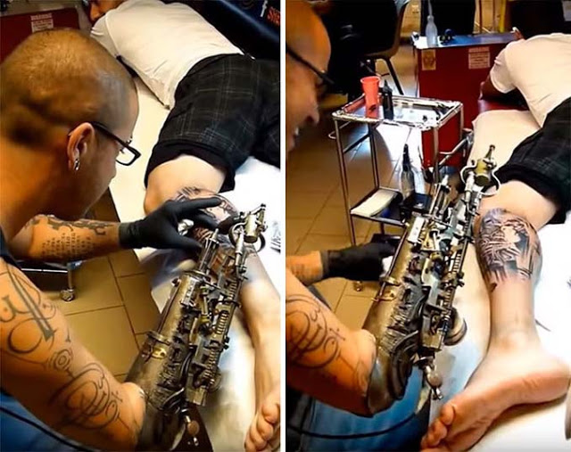 Έχασε το χέρι του και το αντικατέστησε με μηχάνημα για τατουάζ! [photos+video] - Φωτογραφία 3