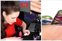 Beauty vlogger βάφει τα νύχια της με 116 στρώσεις μανό! [photos+video]