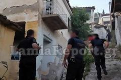Λαμία: Φωτιά σε στέκι τοξικομανών στο κέντρο της πόλης [photos]