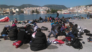 Επανεισδοχή μεταναστών στην Τουρκία από τη Λέσβο - Φωτογραφία 1