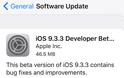 Διαθέσιμη η τρίτη beta του ios 9.3.3 από την Apple