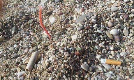 Ρίο: Ούτε ένα καλαθάκι στην παραλία - Σκουπίδια πλάι στο κύμα - Φωτογραφία 5