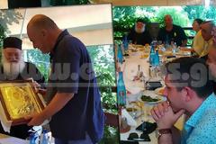 Ο ηγούμενος Εφραίμ, ο Μπέος και η εικόνα της Παναγίας [photos]
