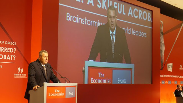 Ομιλία ΥΕΘΑ Πάνου Καμμένου στο Συνέδριο του Economist - Φωτογραφία 2