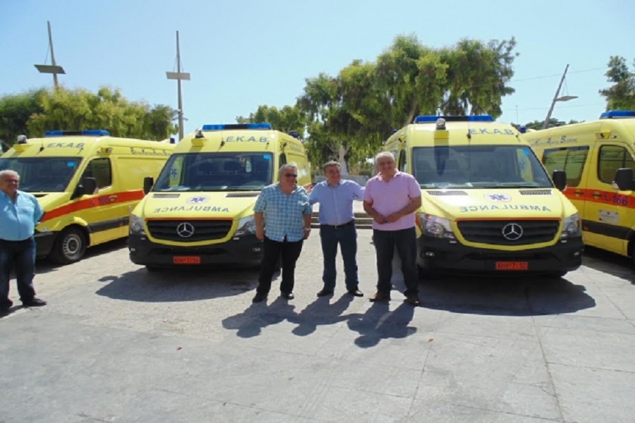 5 νέα ασθενοφόρα για το ΕΚΑΒ Κρήτης - Φωτογραφία 1