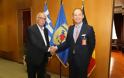 Συνάντηση ΑΝΥΕΘΑ Δημήτρη Βίτσα με τον Πρέσβη του Βελγίου - Φωτογραφία 1