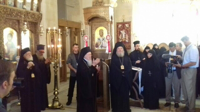 Θεμελίωση Ναού του Αγίου Πορφυρίου από τον Οικουμενικό Πατριάρχη - Φωτογραφία 3