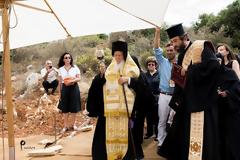 Θεμελίωση Ναού του Αγίου Πορφυρίου από τον Οικουμενικό Πατριάρχη