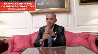 Απίστευτος Ομπάμα! Παίζει τον γιατρό, ονοματίζει τους νεκρούς του Game of Thrones και φτιάχνει βραχιολάκια φιλίας [video] - Φωτογραφία 1