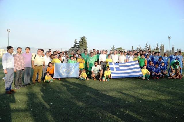 Φιλικός αγώνας ποδοσφαίρου στο Χαϊδάρι για τη στήριξη των προσφύγων - Φωτογραφία 17